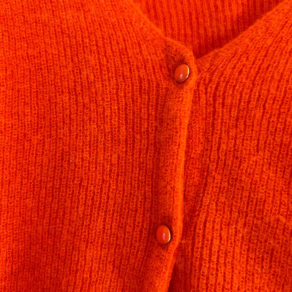 Sezane Cardigan Coral